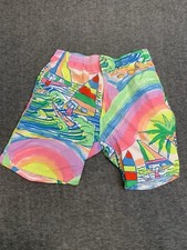 Vintage Hobie Shorts Wind Surfer Made In USA No Tag Elastic Waist RN 32123