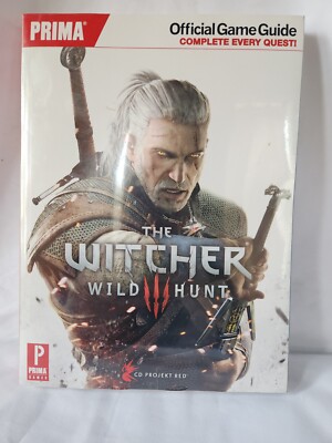 The Witcher III (3): Wild Hunt Prima Official Strategy Guide- New In Plastic 