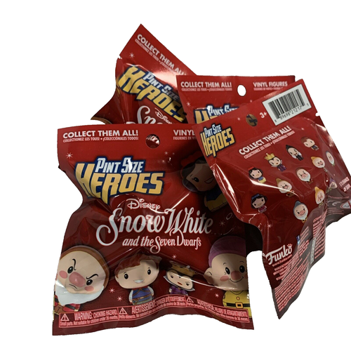 Funko Pint Size Heroes Vinyl Figures - Snow White and the 7 Dwarfs  4-pack - Picture 1 of 2
