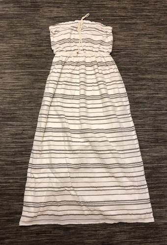Gap Womens Strapped Striped Lined Linen 