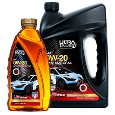 Ultra1Plus 0W-20 Full Synthetic Motor Oil API SP GF-6A 5 QTS