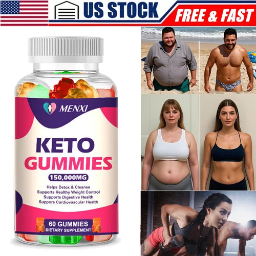Best Keto Diet Gummies 150000mg Burn Fat-ACV Advanced Ketosis,Weight Loss,Detox