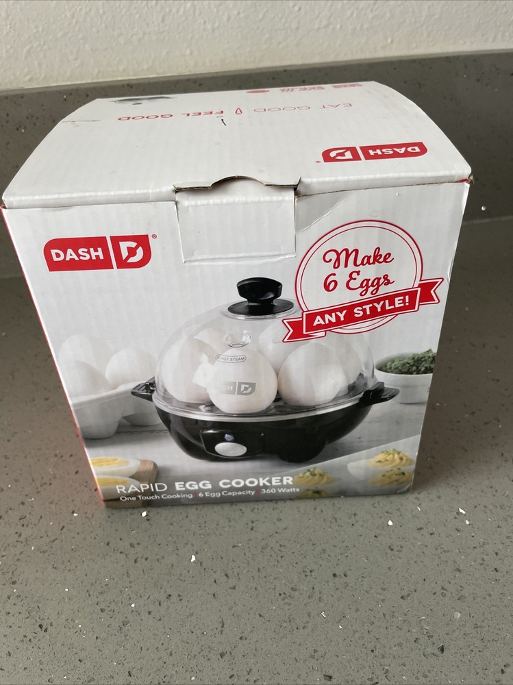 DASH Rapid Electric Egg Cooker for 6 Hard Boiled Eggs