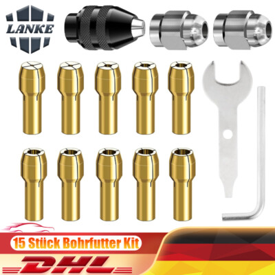 Ancable Schnellspann Bohrfutter Kit Für Dremel 4486 4000 3000 8200 Spannzangen