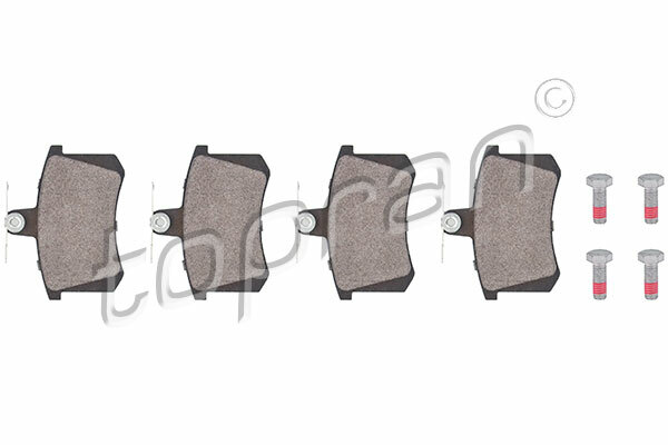 Plaquettes de frein arrière pour Audi A4 8D5 et A6 4A5