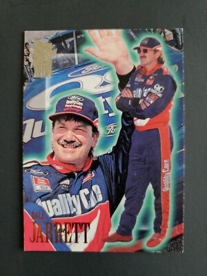 1997 Press Pass VIP NASCAR Racing Promo Card 1 of 2 Dale Jarrett