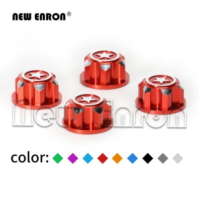 4P 1/5 1/8 Alloy 17MM Hex Wheel Nut Center Cap for RC Traxxas X-MAXX SUMMIT REVO
