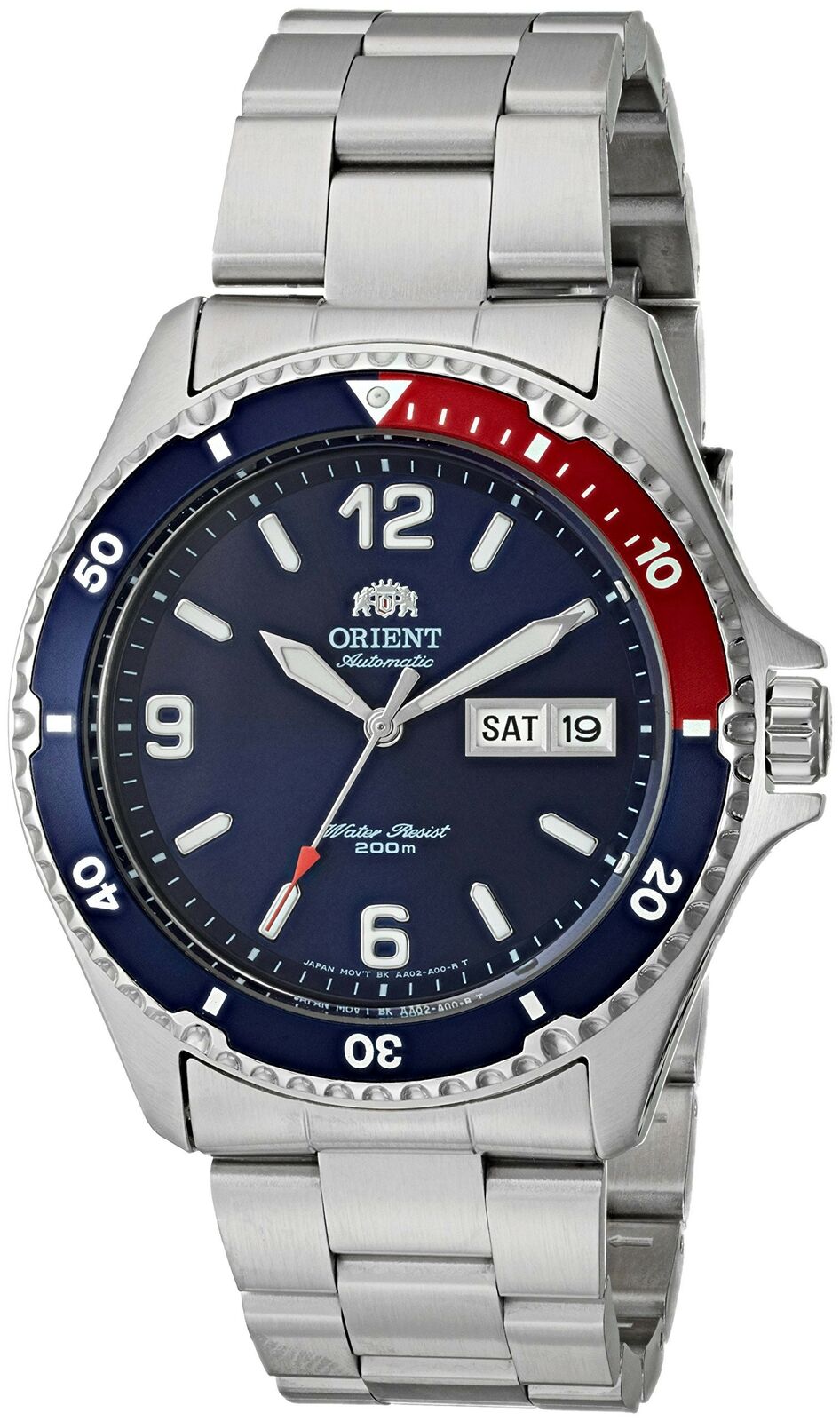 Orient Men's 'Mako II' Japanese Automatic Stainless Steel Watch FAA02009D9