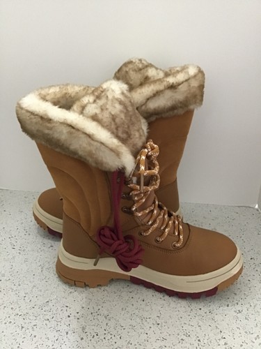 Roxy Kaori Alpine Winter Collection Women's Faux Fur Boots Size 6 NWT - 第 2/10 張圖片
