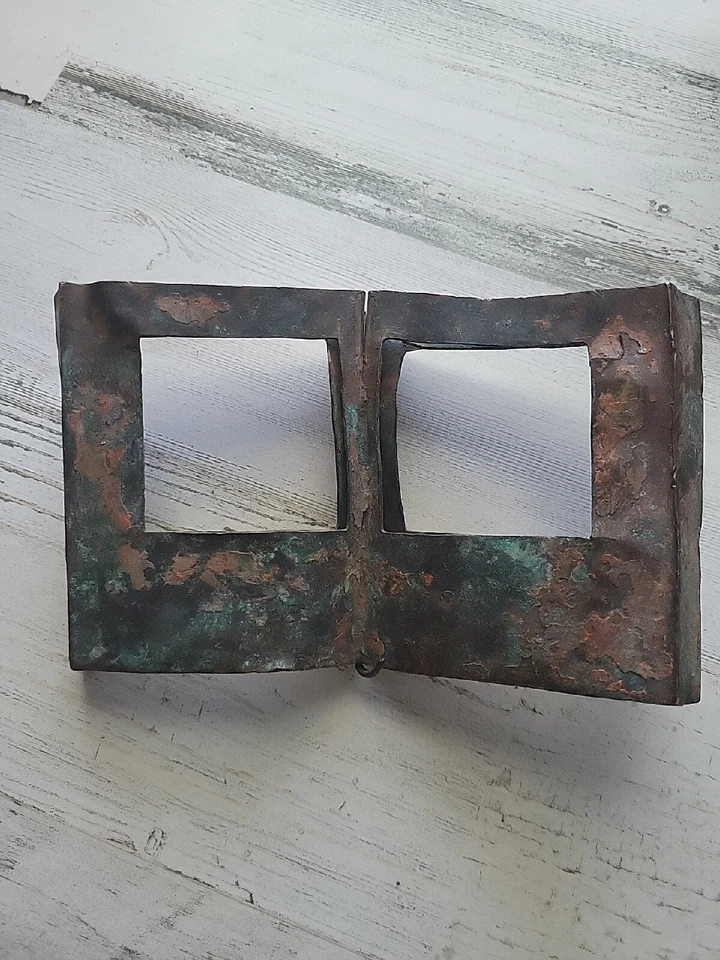 Fragmento base estatua dorada antigua tibetana mongola tallada Foto 4 de 4