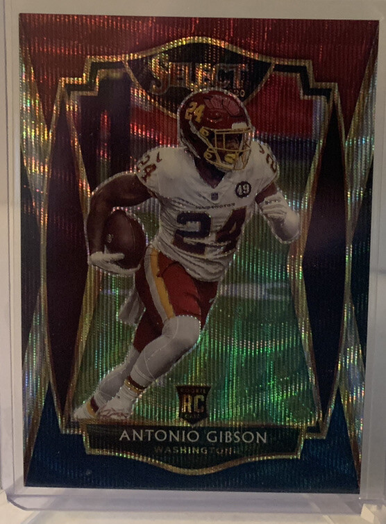 2020 Panini Select Antonio Gibson Rookie Tri-Color Prizm Premier Level /199 RC