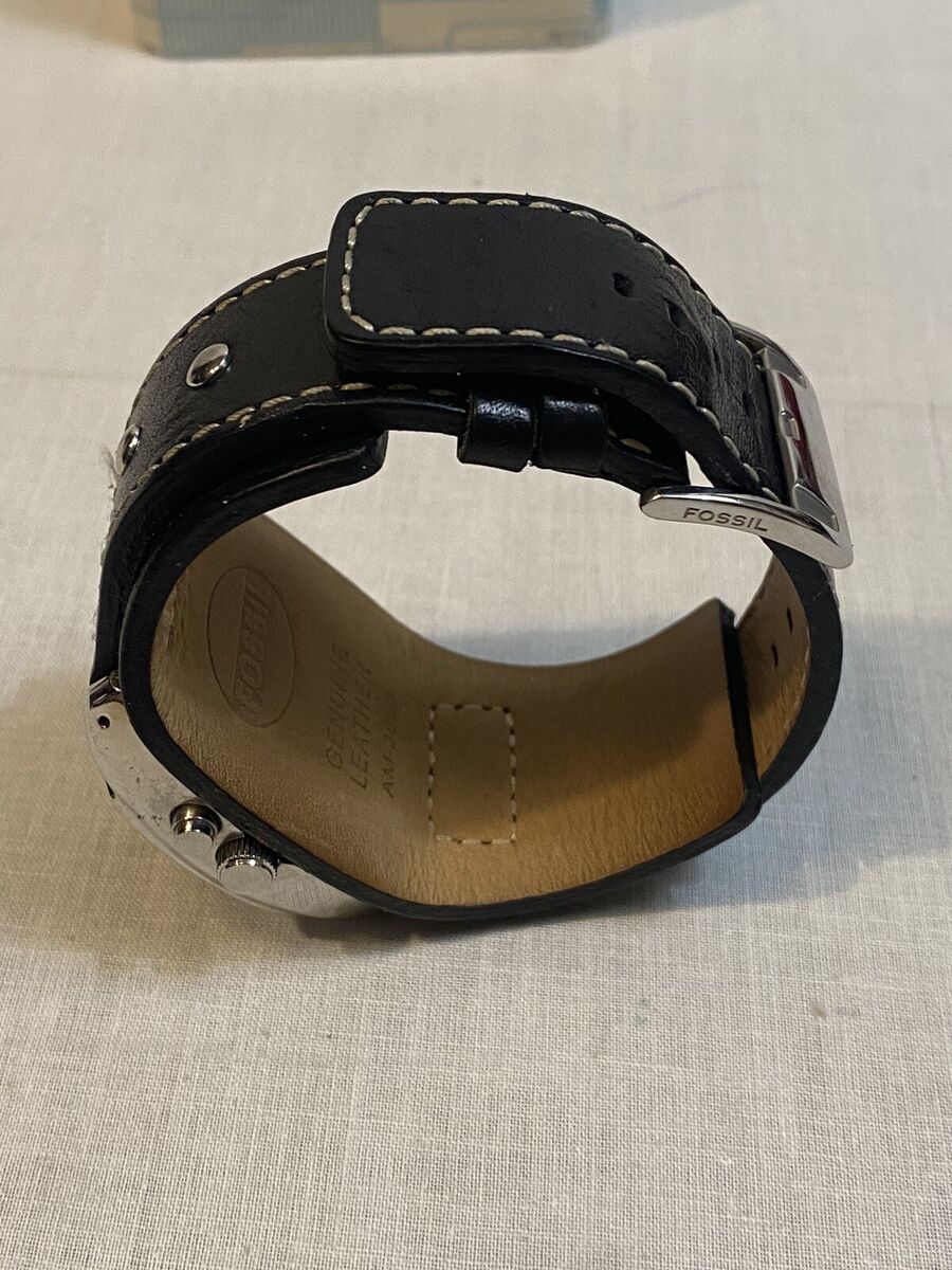 fossil men's watch watch big tic leather black am3696 | eBay fossil men's watch watch big tic leather black am3696 | eBay