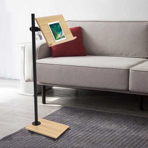 Floor Stand for Book Reading - Height Adjustable Rolling Book Stand 15.4x11 Inch - Afbeelding 1 van 23