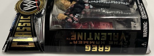 WWE Classic Superstars Greg The Hammer Valentine Jakks Pacific 2007 sellado nuevo - Imagen 7 de 8
