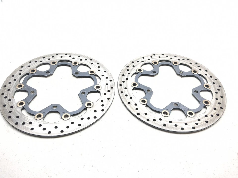 Rotores de freno de disco delanteros 08-18 Suzuki Hayabusa GSX1300R Foto 3 de 4
