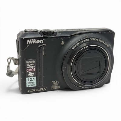 Nikon Coolpix S9100 Digital Camera 12.1MP 18x Optical Zoom Image Stabilization