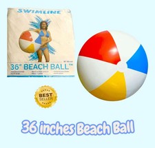 SWIMMING POOL BEACH BALL 36" INFLATABLE Swimline Large Size