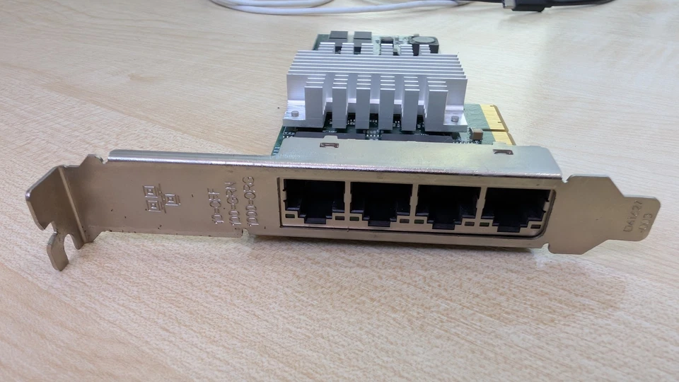 IBM Lenovo FRU 39Y6138 Quad Port Intel PRO/1000 PT PCIe Adapter Card D72468-003 - Image 2 of 3