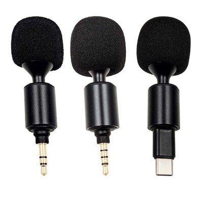 Portable Mini Microphone 3.5mm Aux 4 Pole/ 3 Pole / TYPE C Flexural Bendable