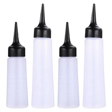 4 Pcs Hair Coloring Tool Dye Application for Bottle Shampoo Container