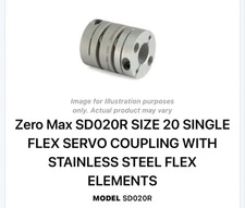 NEW, Zero-Max SD020R-016-022 Servo Motor Shaft Coupling***FAST FREE SHIPPING***