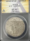 1878 8tf Morgan dollar ANACS XF45 details *VAM 8 stick feather* CLC