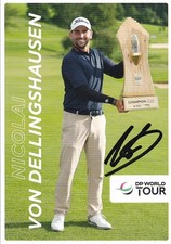 Nicolai von Dellingshausen - dt. Golf profesjonalny, oryginalny autograf!