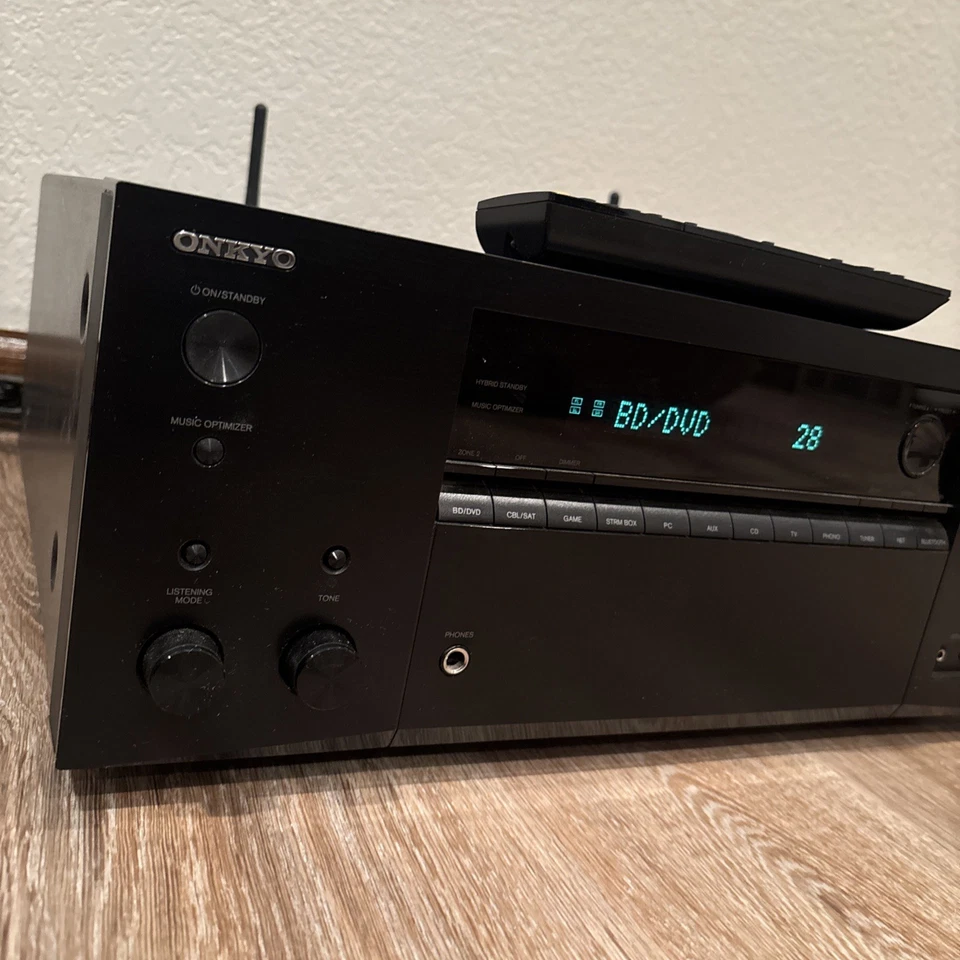 Onkyo TX-NR555 W/remote 4k 7.2 Channel Network A/V Receiver – Dolby Atmos Bundle - Image 4 of 4