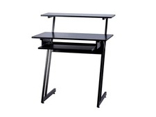 Monoprice Recording Studio Desk Workstation w/ Raised Platform and Keyboard Tray