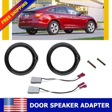 Fits 2010-2017 Honda Accord Car 4 Door Speaker Wire Harness Adapter Spacer Rings