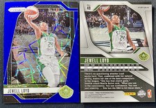 Jewell Loyd 2024 Panini Prizm WNBA BLUE VELOCITY PRIZM Card #49 SEATTLE STORM