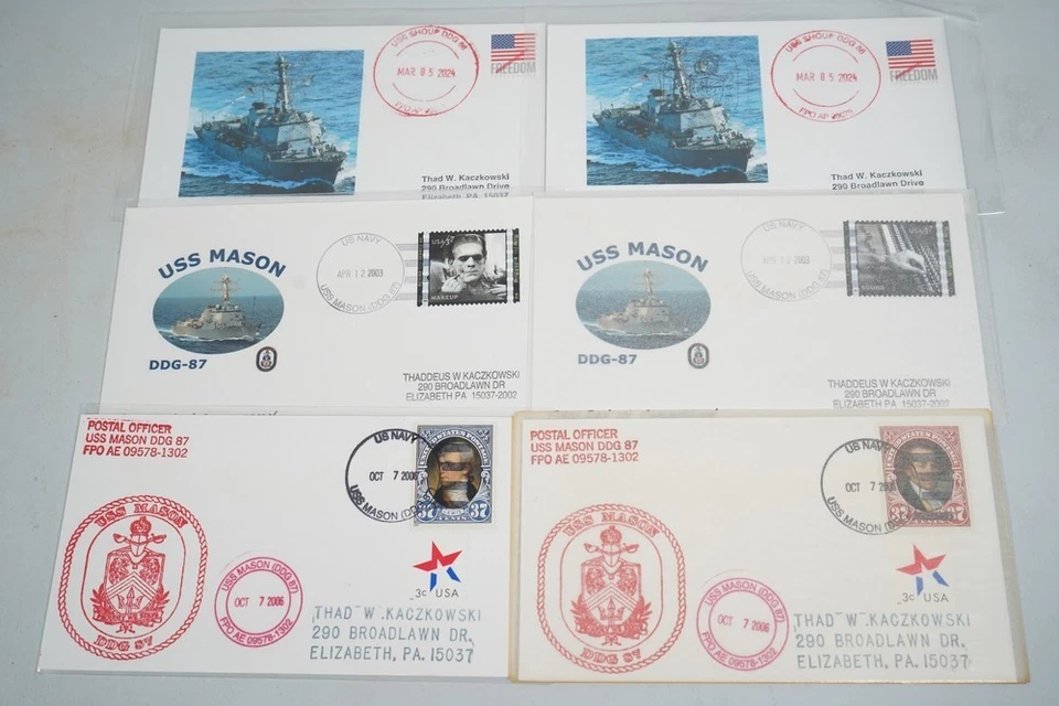 US 2000s-2020s COLLECTION OF 440 DDG GUIDED MISSILE DESTROYER NAVAL COVERS - Image 4 of 4