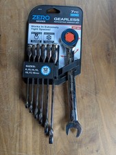 Zero Degree 7-piece Metric Gearless Ratchet Wrench Set