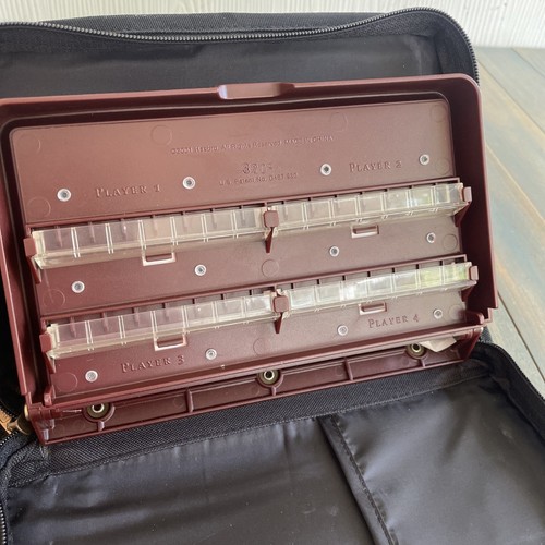 Vintage Scrabble Game Folio Edition Travel Zip Case Snap Tiles - see notes (ST) - Picture 5 of 7