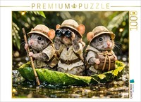 Calvendo Puzzle Dschungelpfoten | 1000 Teile Lege-GrößE 64 × 48 Cm Foto-Puzzle F