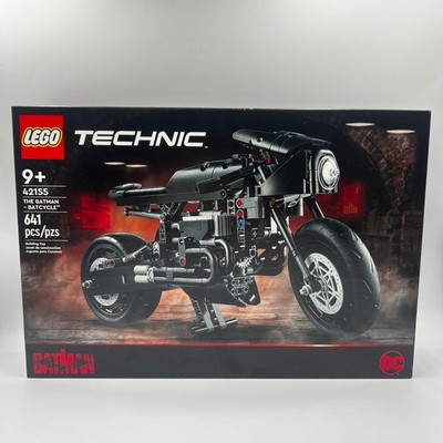 New LEGO Technic The Batman Batcycle 42155 DC Superhero Motorcycle Toy 641 Pcs