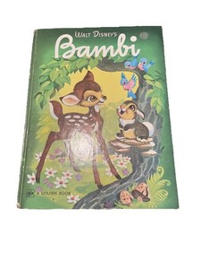 Walt Disney’s Bambi (Thirteenth Printing, 1979) • Vintage Golden Book, Used