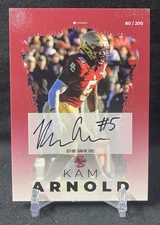 2024 ONIT Athlete Autograph Kam Arnold #S-14 /200