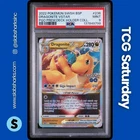 2022 POKEMON SWSH BS PROMO PKMN GO PREM DK HOLD COLL #SWSH236 DRAGONITE V PSA 9