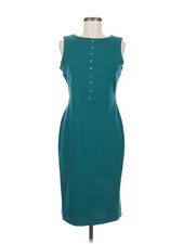 NWT Halston Women Green Cocktail Dress 6