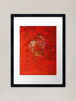 Der Kreis Macht Gerahmter Kunstdruck Gerahmtes Wandbild Poster Leinwanddruck Bild