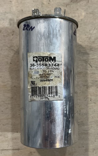 Rotom 36-355R3744 Capacitor Capacitor 35/5 Capacitor 370/440 VAC USED **TESTED**