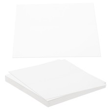 12x12x0.06" Chipboard Sheets 10Pcs 60PT Thick Book Board Binders Board, White