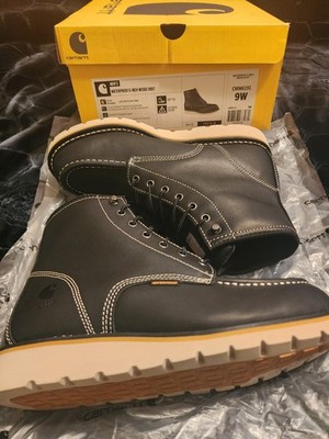 Carhartt Men's Waterproof Moc Toe Work Boot Black 9W