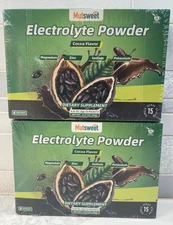 Electrolyte Powder Supplement 15 Pack x2 Boxes Cocoa Flavor BB: 07/2026
