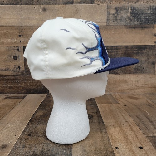 Dallas Cowboys Vintage Snap Back Rope Hat Flames Diamond Caps NFL Football Rare - Picture 9 of 21