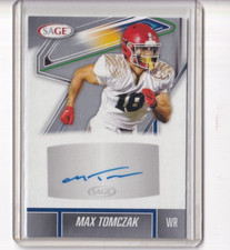 Max Tomczak 2026 SAGE HIGH SERIES SILVER ROOKIE AUTO #A-MT-3 BUFFALO BILLS