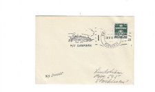 DENMARK 1968 Paquebot Cover (M/F Danmark) sent to Sweden - Pictorial Cancel