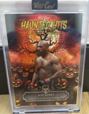 2025 Wild Card Jon Jones Haunted Hits Monster HuntJack - O' - Lantern 4/4 