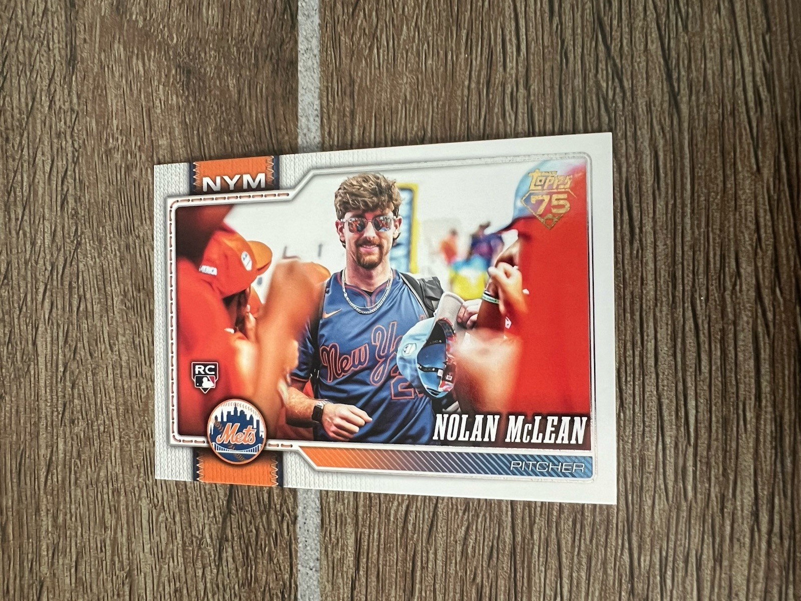 2026 TOPPS SERIES ONE NOLAN MCLEAN #214 ROOKIE GOLDEN MIRROR VARIATION SSP METS
